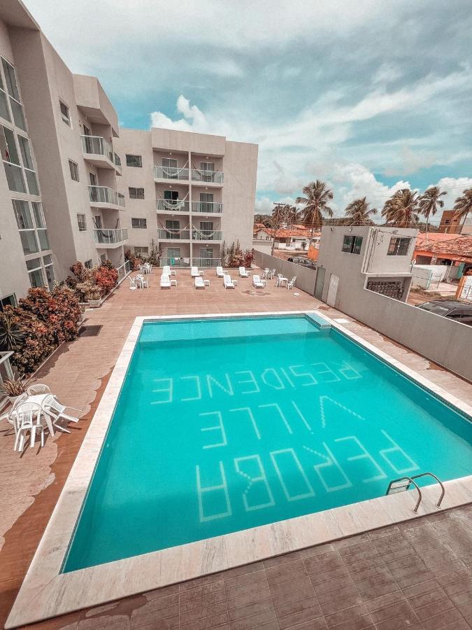 Charmoso Apartamento A 300M Da Praia - Peroba Ville Residence マラゴージ エクステリア 写真